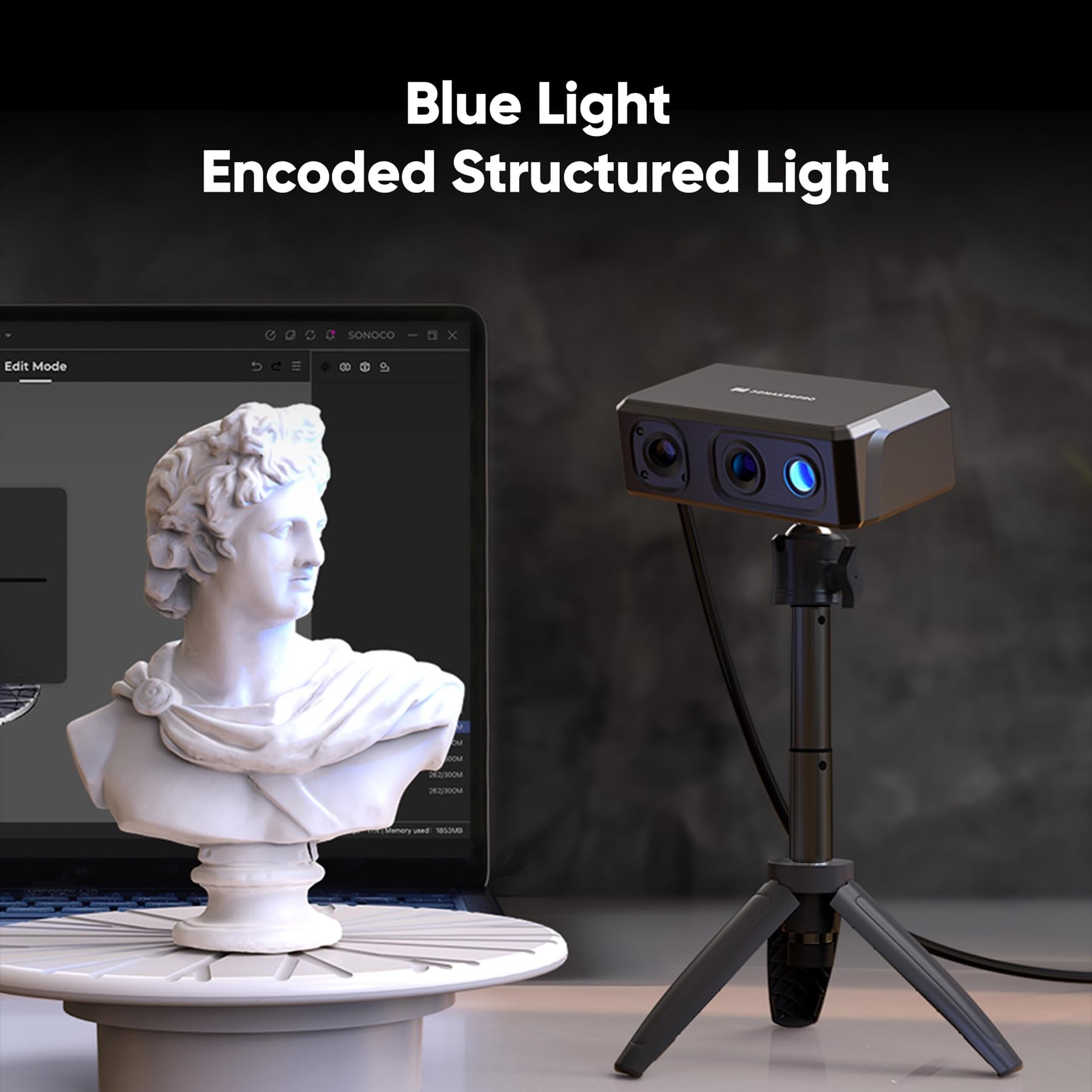Amazon.co.jp: 3DMakerpro 3Dスキャナー 3Dプリント用 ハンドヘルド3D